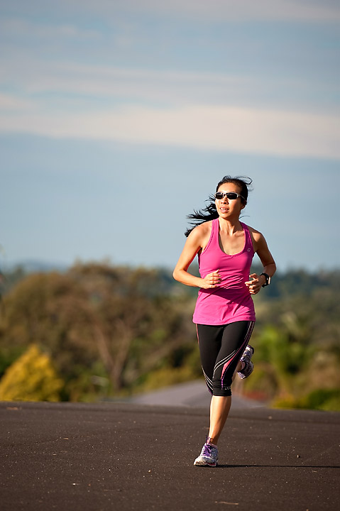 Female running in Lorna Jane gear