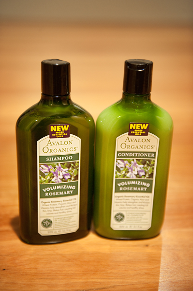 Avalon Organics volumising shampoo and conditioner