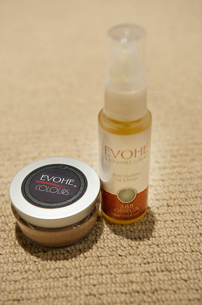 Evohe mineral makeup and 3.6.9 Omega